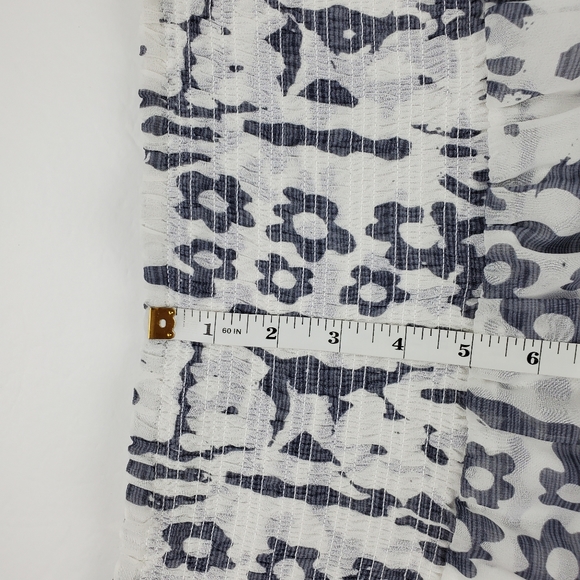 CAbi 2 layer smocked strapless top L - Picture 8 of 9